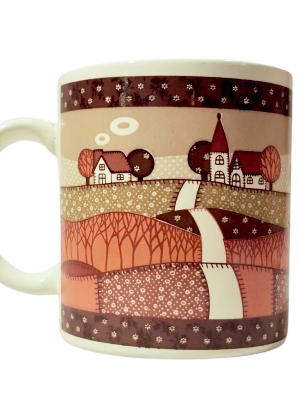 Otagiri Japan Patchwork Coffee Mug Cup